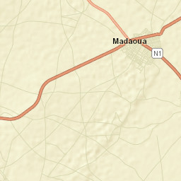 Madaoua Street Map