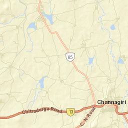 Channagiri Street Map