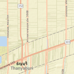 Amphoe Thanyaburi Street Map