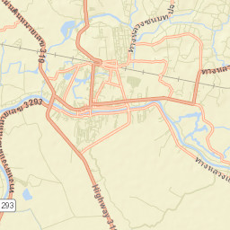 Prachin Buri Street Map