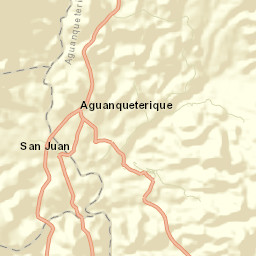 Aguanqueterique Street Map