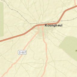 Koungheul Street Map