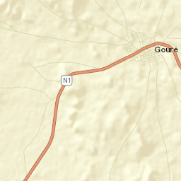 Gouré Street Map