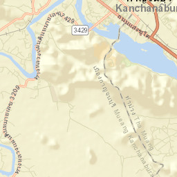 Kanchanaburi Street Map