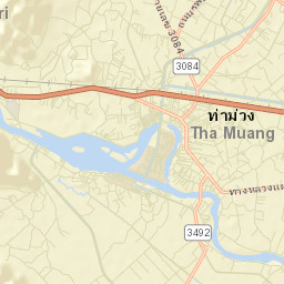 Tha Muang Street Map