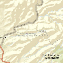 San Francisco Menéndez Street Map