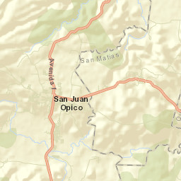 San Juan Opico Street Map