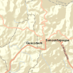 Sensuntepeque Street Map