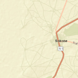 Sokone Street Map