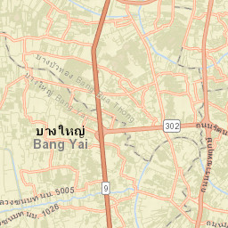 Bang Bua Thong Street Map