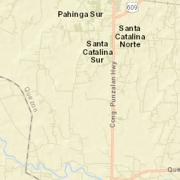 Santa Catalina Sur Street Map