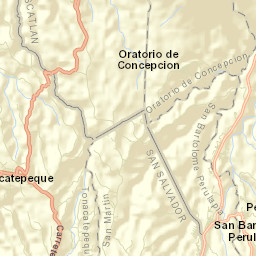 Tonacatepeque Street Map