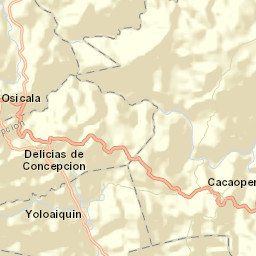 Cacaopera Street Map