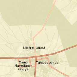 Tambacounda Street Map