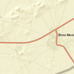 Birni N Konni Street Map