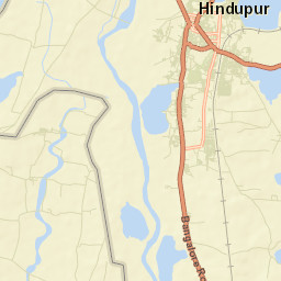 Hindupur Street Map