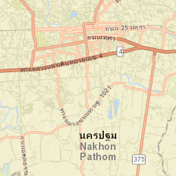 Nakhon Pathom Street Map