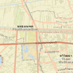 Thawi Watthana Street Map