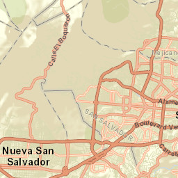 Mejicanos Street Map
