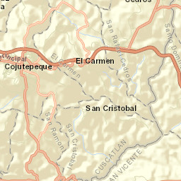 Cojutepeque Street Map