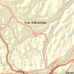 San Sebastián Street Map