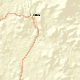Siuna Street Map