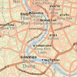 Thailand Bangkok Street Map
