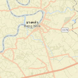 Bang Khla Street Map