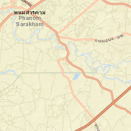 Phanom Sarakham Street Map