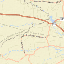 Amphoe Aranyaprathet Street Map