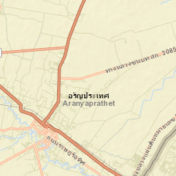Aranyaprathet Street Map
