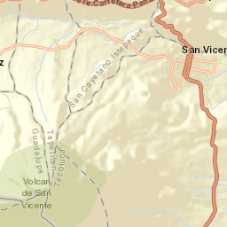 Apastepeque Street Map