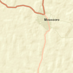 Moussoro Street Map