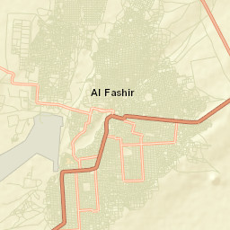El Fasher Street Map