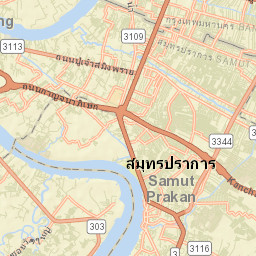 Samut Prakan Street Map