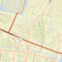 Amphoe Bang Sao Thong Street Map