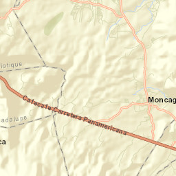 Moncagua Street Map