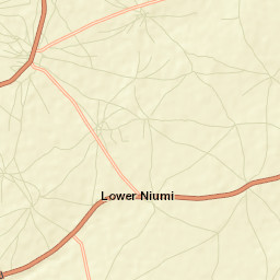 Lower Niumi District Street Map