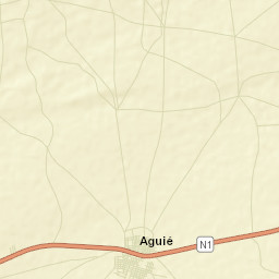 Aguié Street Map