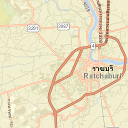 Amphoe Mueang Ratchaburi Street Map