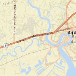 Amphoe Mueang Samut Sakhon Street Map