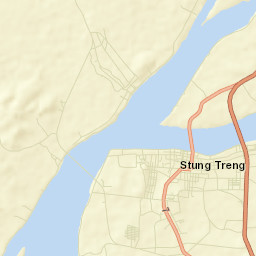 Stung Treng Street Map
