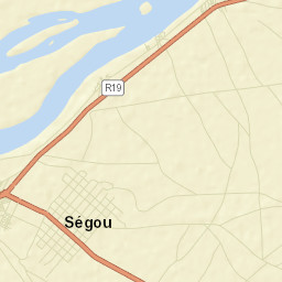 Ségou Street Map