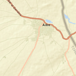 Adré Street Map