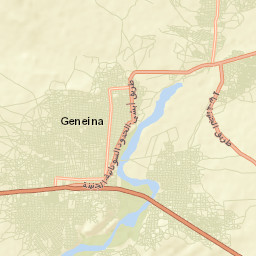 Geneina Street Map