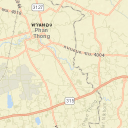 Amphoe Phan Thong Street Map