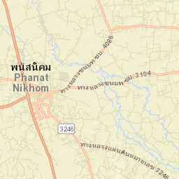 Phanat Nikhom Street Map