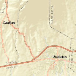 Usulután Street Map