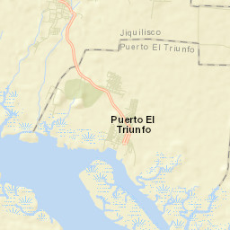 Puerto El Triunfo Street Map