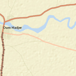 Oum Hadjer Street Map